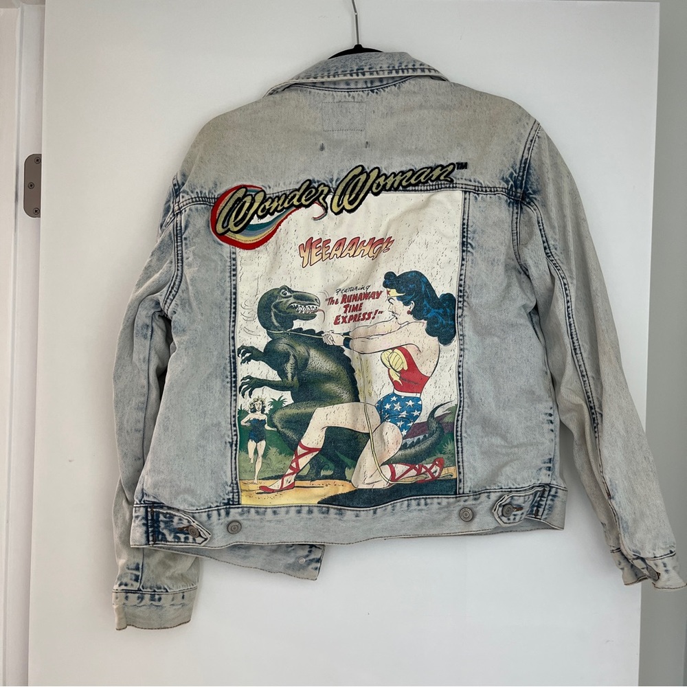 PULL&BEAR - oversized denim jacket - size MEDIUM